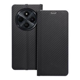 Etui z klapką na Xiaomi Redmi 14C Luna Book Carbon czarne