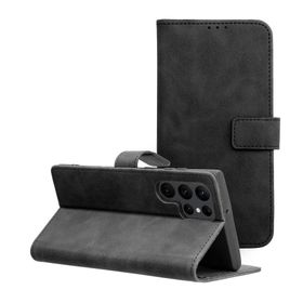 Etui z klapką na Samsung S22 ULTRA Tender Book czarne