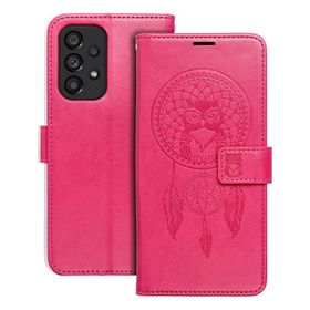 Etui z klapką na Samsung A53 5G Mezzo Book łapacz snów magenta