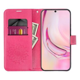 Etui z klapką na Samsung S24 Mezzo Book mandala magenta