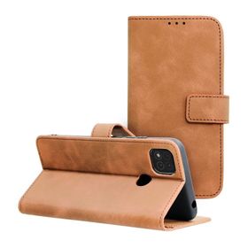 Etui z klapką na Xiaomi Redmi 9C / 9C NFC Tender Book brązowe