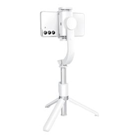 Uchwyt selfie z pilotem bezprzewodowym tripod ze stabilizatorem GIMBAL SSTR-L08 biały