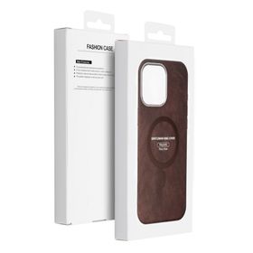 Etui na Samsung A56 Gentleman Mag Cover zgodne z MagSafe brązowe