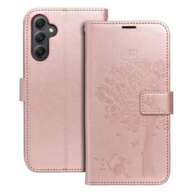 Etui z klapką na Samsung A34 5G Mezzo Book drzewo złoto-różowe