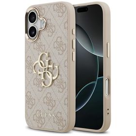 GUESS futerał do IPHONE 17 GUHCP17S4GMGCPI (PU W/ Big 4G Classic Logo) złoto różowy