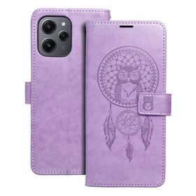 Etui z klapką na Xiaomi Redmi 12 4G / 12 5G Mezzo Book łapacz snów fioletowy