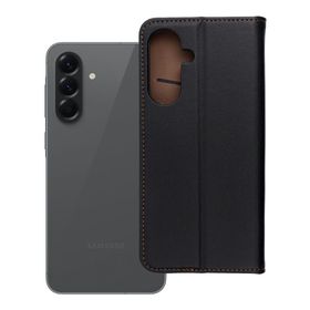 Etui z klapką na Samsung A56 5G Smart Pro Book skórzane czarne
