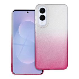 Etui na Samsung S25 EDGE Shining transparentne różowe
