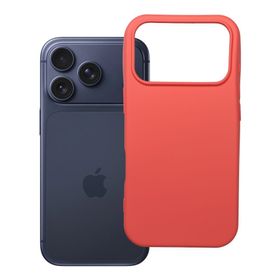 Etui na iPhone 17 Pro / 18 Pro (low camera edge) Silicone brzoskwiniowe