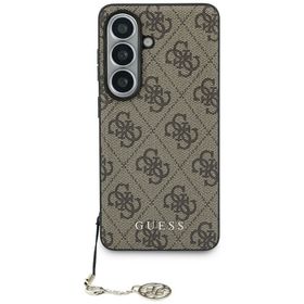 GUESS futerał do SAMSUNG S26 GUHMS26SGF4GBR (PU 4G Classic Logo with Charm) brązowy