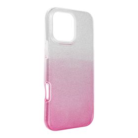 Etui na iPhone 16 PRO MAX Shining transparentne różowe