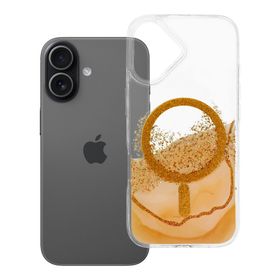 Etui na iPhone 17 Golden zgodne z MagSafe złote