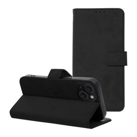 Etui z klapką na iPhone 15 Tender Book czarne