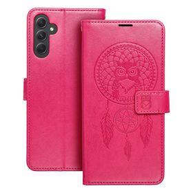 Etui z klapką na Samsung A34 5G Mezzo Book łapacz snów magenta