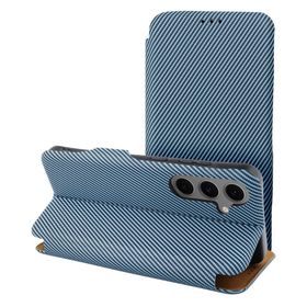 Etui z klapką na Samsung A35 5G Folio Side Magnet niebieskie