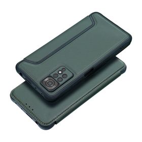 Etui z klapką na Xiaomi Redmi NOTE 14 PRO 4G Razor Book ciemnozielone