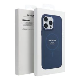 Etui na iPhone 12 MINI Frame Mag Cover zgodne z MagSafe granatowe