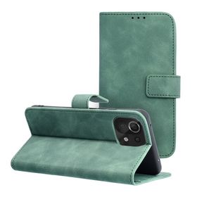 Etui z klapką na Xiaomi Mi 11 Lite 5G / Mi 11 Lite LTE ( 4G ) / Mi 11 Lite NE Tender Book zielone
