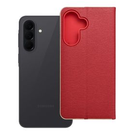Etui z klapką na Samsung A37 5G Luna Book Gold czerwone