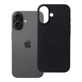 Etui na iPhone 17 Silicone Mag Cover zgodne z MagSafe (big hole) czarne