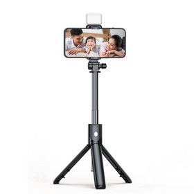 Uchwyt selfie z pilotem bezprzewodowym tripod R1S czarny