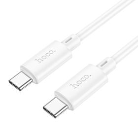 Kabel USB C do USB C Hoco 3A 60W 2 m X88 biały