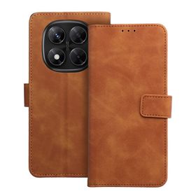 Etui z klapką na Xiaomi Redmi NOTE 14 PRO 4G Tender Book brązowy