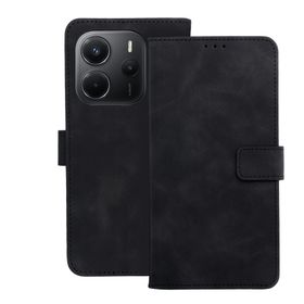 Etui z klapką na Xiaomi Redmi NOTE 14 4G (GLOBAL - 164,84mm x 78,15mm x 8,16mm) Tender Book czarne