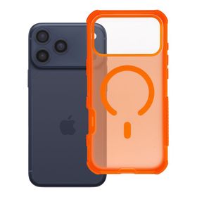 Etui na iPhone 17 PRO MAX / 18 PRO MAX (low camera edge) Forcell F-Protect BumperX Premium zgodne z MagSafe pomarańczowe 0INT