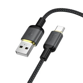 Kabel USB A do USB C Hoco 3A 1 m X128 Benefit czarny