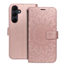 Etui z klapką na Samsung A35 5G Mezzo Book mandala złoto-różowe