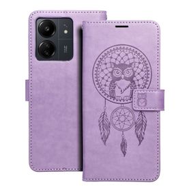 Etui z klapką na Xiaomi Redmi 13C / Poco C65 Mezzo Book łapacz snów fioletowy
