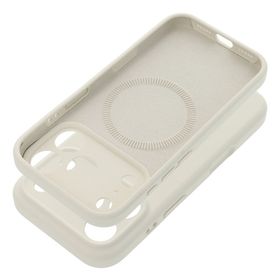 Etui na iPhone 15 PRO MAX Forcell F-Protect Rubber Premium zgodne z MagSafe antique white 0INT
