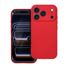 Etui na iPhone 17 Pro / 18 Pro (low camera edge) Soft czerwone
