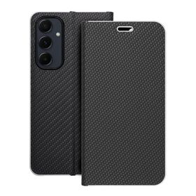 Etui z klapką na Samsung A55 5G Luna Book Carbon czarne