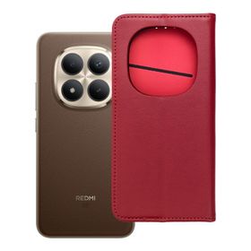 Etui z klapką na Xiaomi Redmi NOTE 15 PRO PLUS 5G Smart PRO Book skórzane bordowe