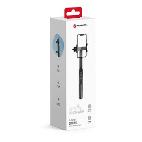 Selfie stick Forcell F-Grip S70M tripod z pilotem bezprzewodowym czarny 0INT