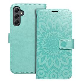 Etui z klapką na Samsung A34 5G Mezzo Book mandala zielone
