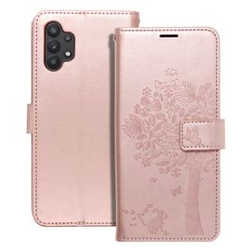 Etui z klapką na Samsung A32 LTE ( 4G ) Mezzo Book drzewo złoto-różowe