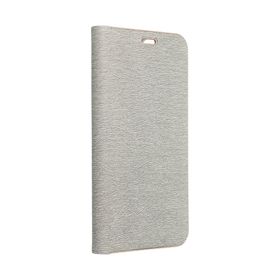 Etui z klapką na iPhone 17 / 18 Luna Book Gold srebrne