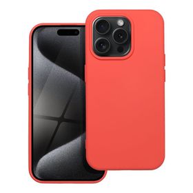 Etui na iPhone 15 PRO Silicone brzoskwiniowe
