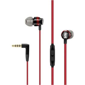 Słuchawki przewodowe douszne Jack 3,5 mm Sennheiser CX 300S czerwone
