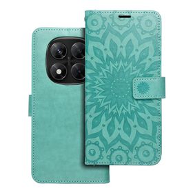 Etui z klapką na Xiaomi Redmi NOTE 14 PRO 5G / 14 PRO PLUS 5G Mezzo Book mandala zielone
