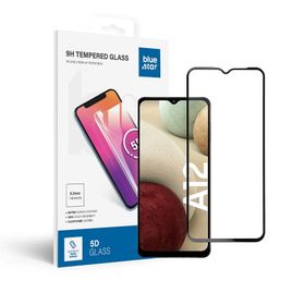Szkło hartowane do Samsung Galaxy A12 (full glue / case friendly) Blue Star 5D czarne