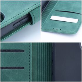 Etui z klapką na Samsung S25 FE Tender Book zielone
