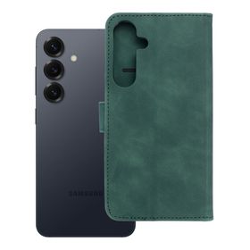 Etui z klapką na Samsung S25 PLUS Tender Book zielone