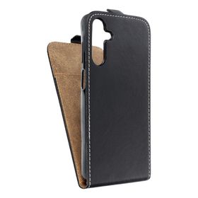 Etui z klapką pionowe na Samsung A15 4G / A15 5G Slim Flexi Fresh czarne