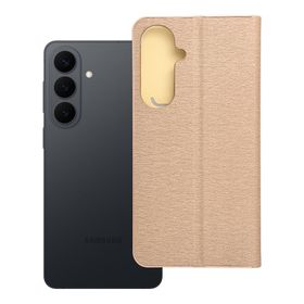 Etui z klapką na Samsung S26 PLUS Luna Book Gold złote