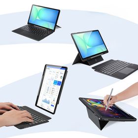 DUX DUCIS etui DK składane z klawiaturą bezprzewodową do SAMSUNG Tab S10 FE Plus czarne