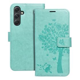 Etui z klapką na Samsung A54 5G Mezzo Book drzewo zielone